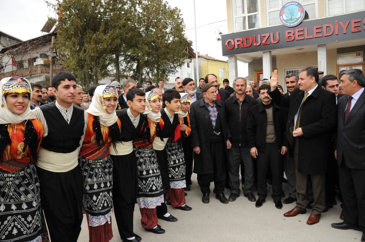 Belediye Başkanı Ahmet Çakır, Orduzu\'yu Ziyaret Etti