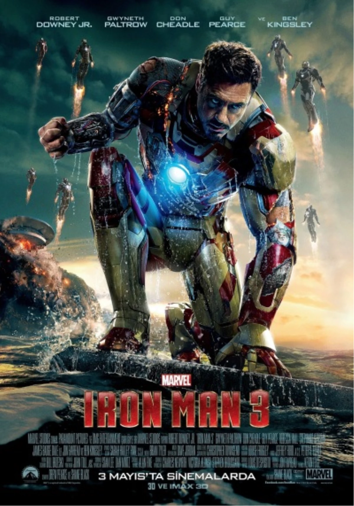 \'\'Iron Man 3\'\' 3 Mayıs\'ta Vizyon\'da