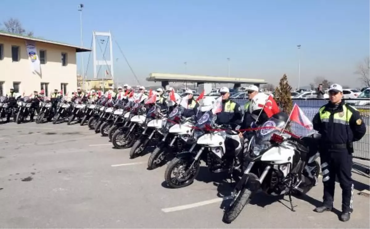 İstanbul Polisine 50 Yeni Motosiklet