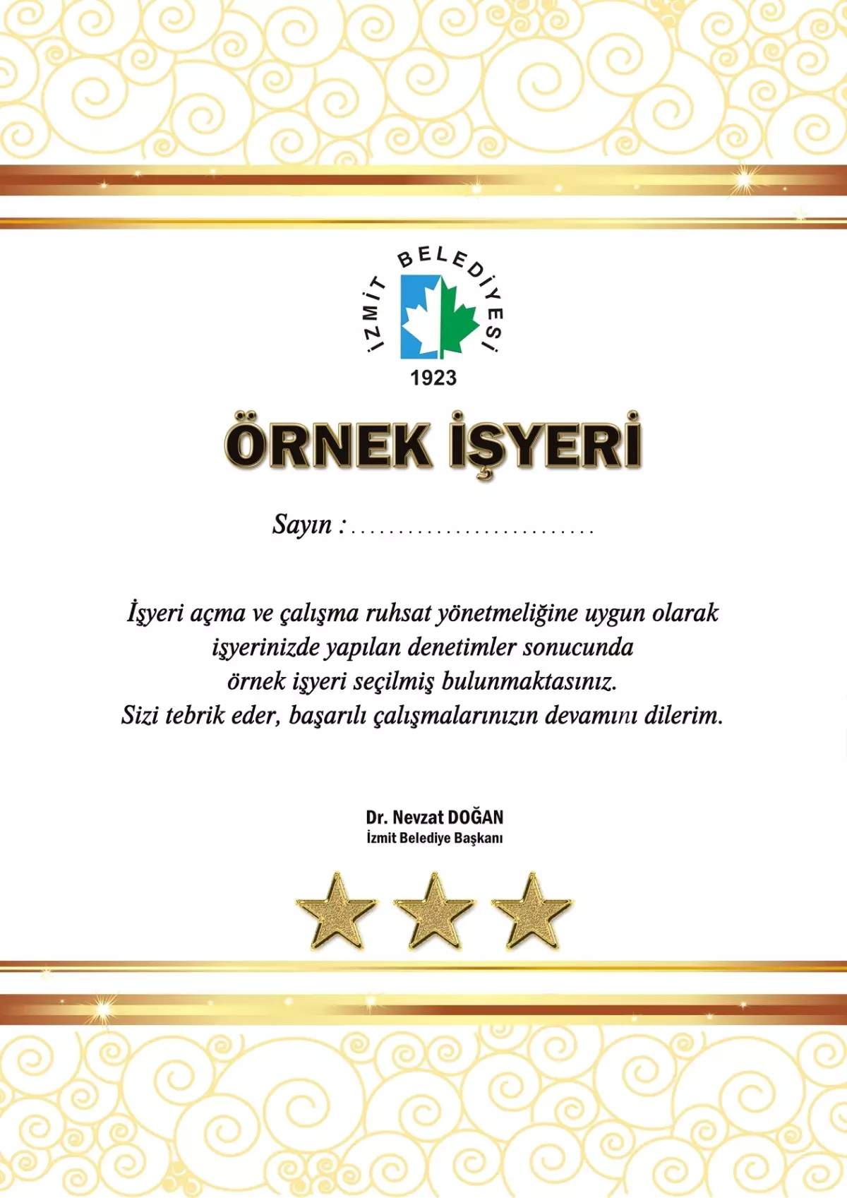 Örnek İşyerlerinin Sayısı Artıyor