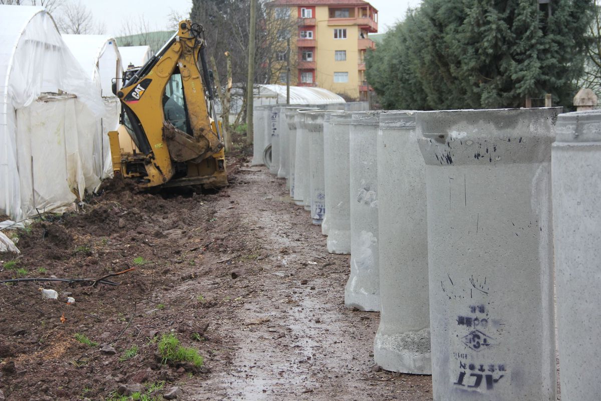 Sultaniye\'de Alt Yapı Çalışmaları
