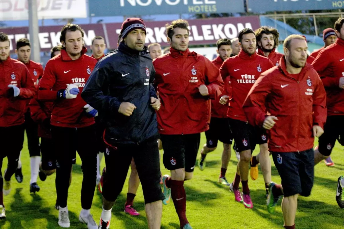 Trabzonspor, Beşiktaş Hazırlıklarını Sürdürdü