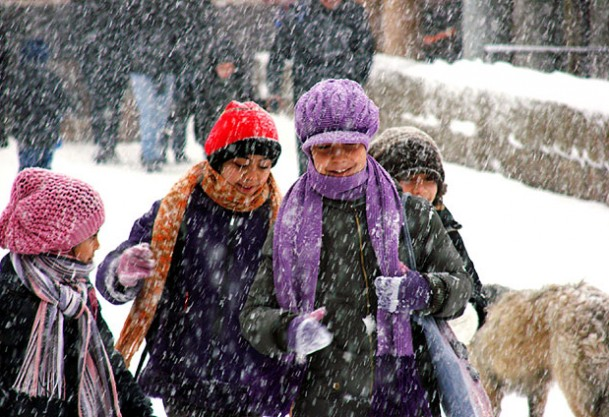 Kar Yağışı Okulları Tatil Etti
