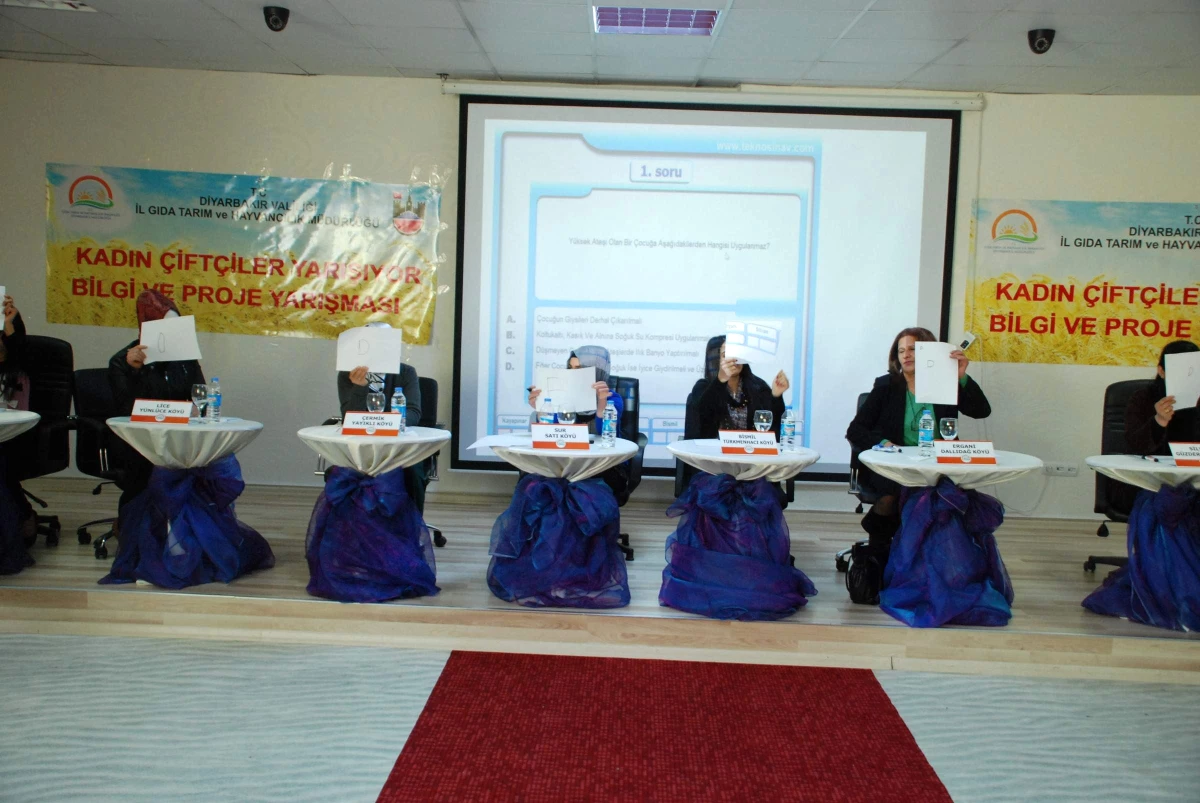 Diyarbakır\'da \'Kadın Çiftçiler Yarışıyor Bilgi ve Proje Yarışması\'
