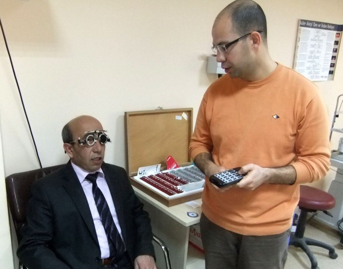 Engelli Öğrenciler Göz Taramasından Geçti