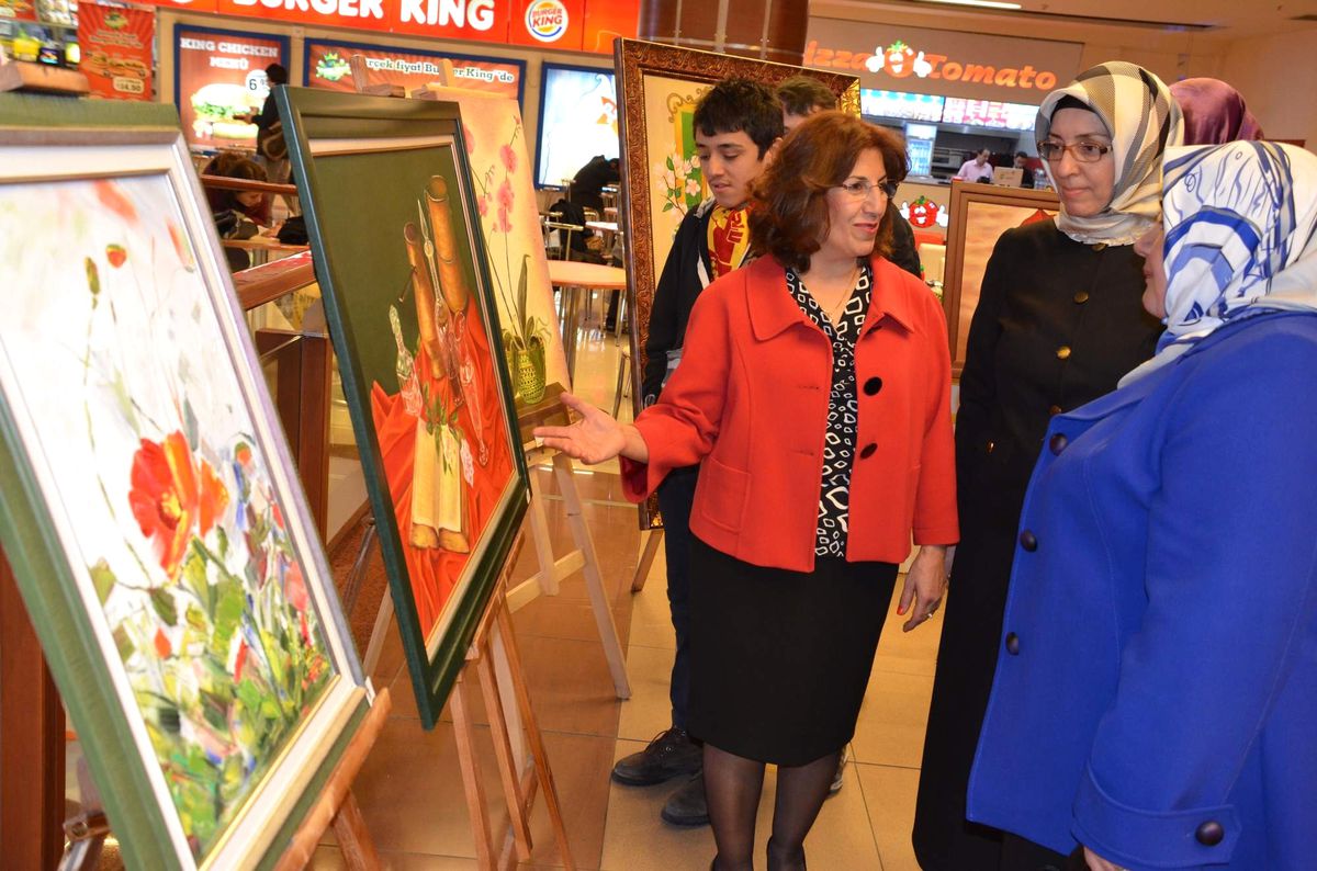 Kayseriparkta Resim Sergisi
