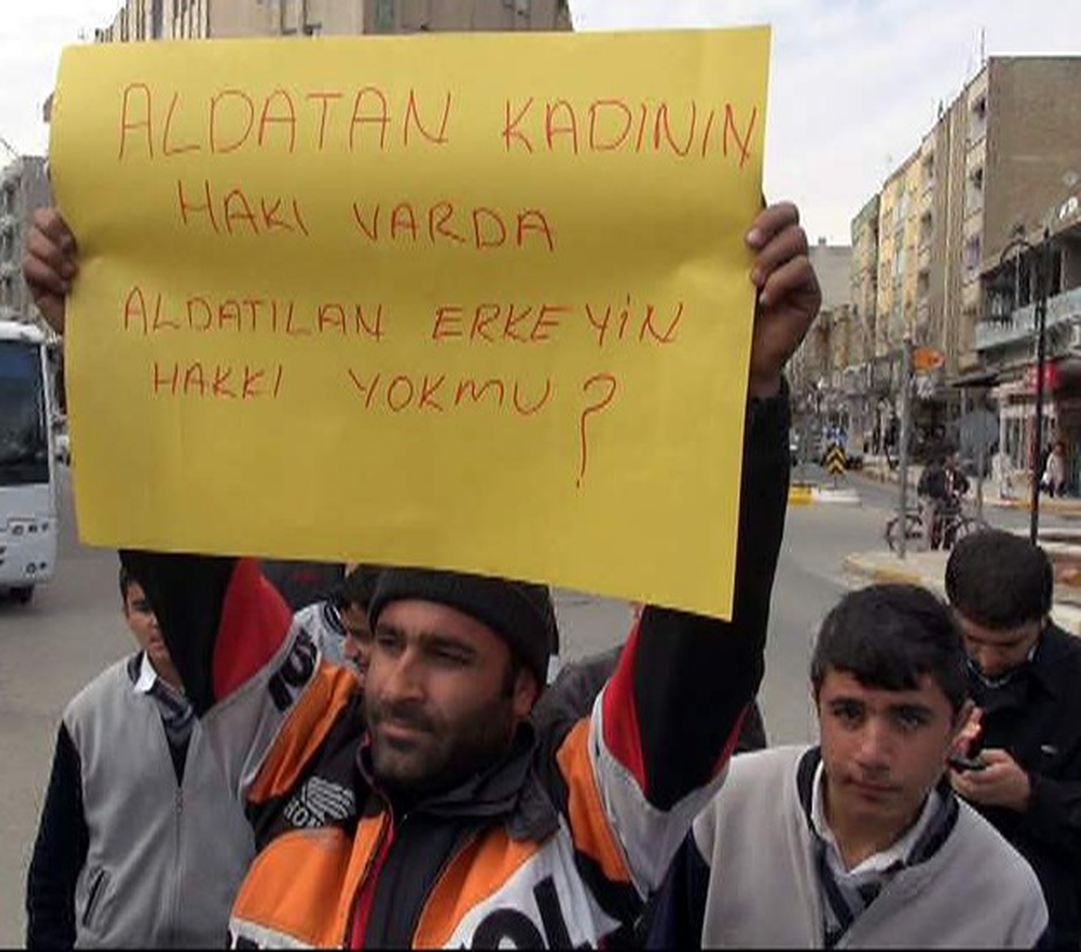 Aldatılan Şahıstan Kadınlar Günü Protestosu