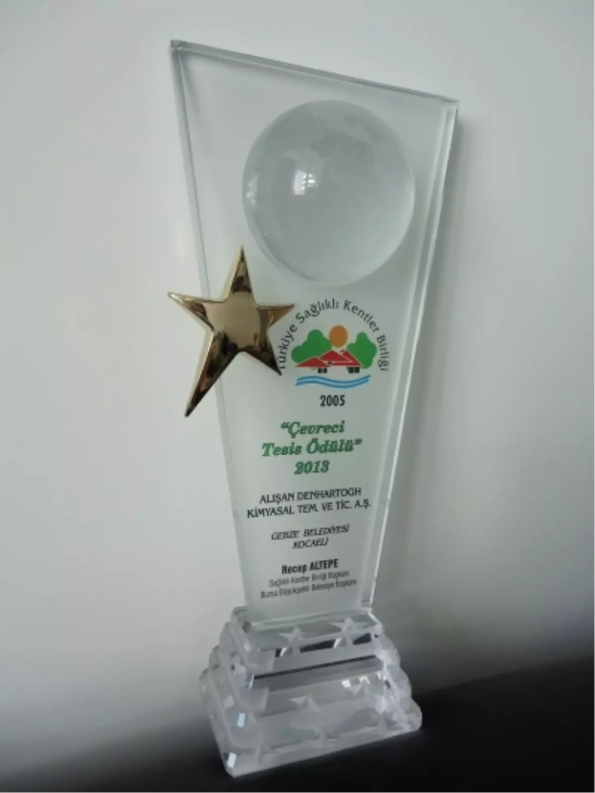 Alışan Lojistik\'e Çevreci Tesis Ödülü