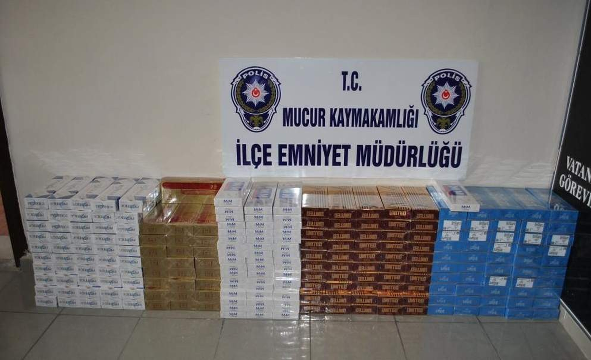 Mucur\'da 2 Bin 250 Paket Kaçak Sigara Ele Geçirildi