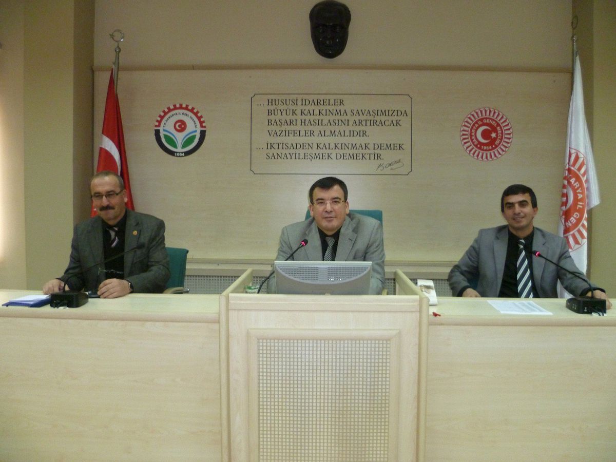 Sakarya Halk Sağlığı Müdürü Erdoğan İl Genel Meclisi\'nde Konuştu
