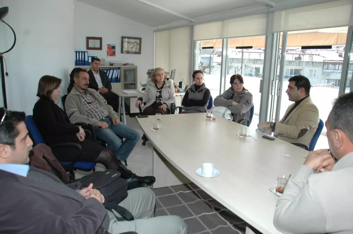 Ömer Günel, Mimarlar Odası Kuşadası Temsilciliğini Ziyaret Etti