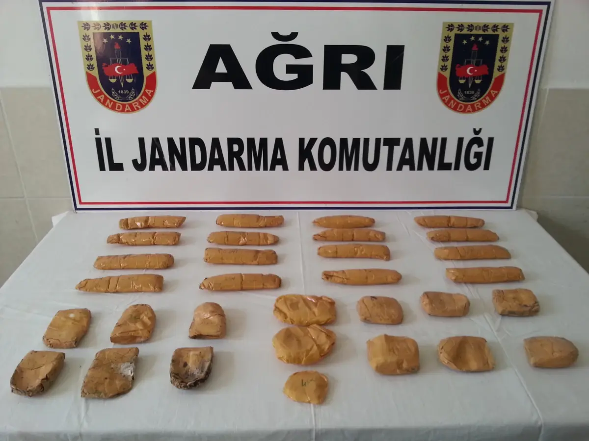 Ağrı\'da 3 Kilo Morfin Ele Geçirildi