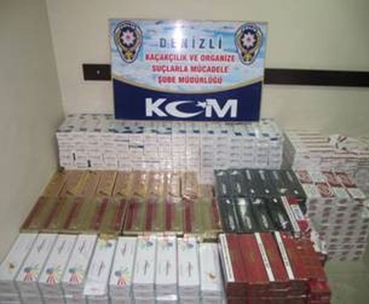 Denizli\'de Kaçak Sigara Operasyonu