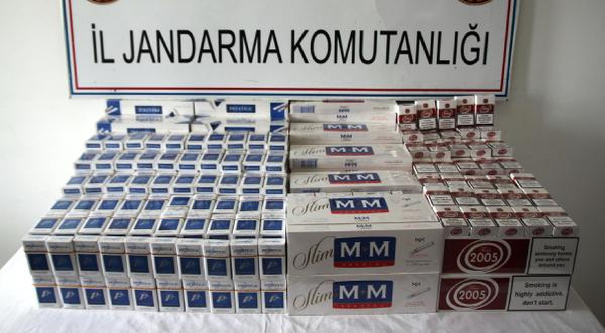 Jandarmadan Esrar ve Kaçak Sigara Operasyonu