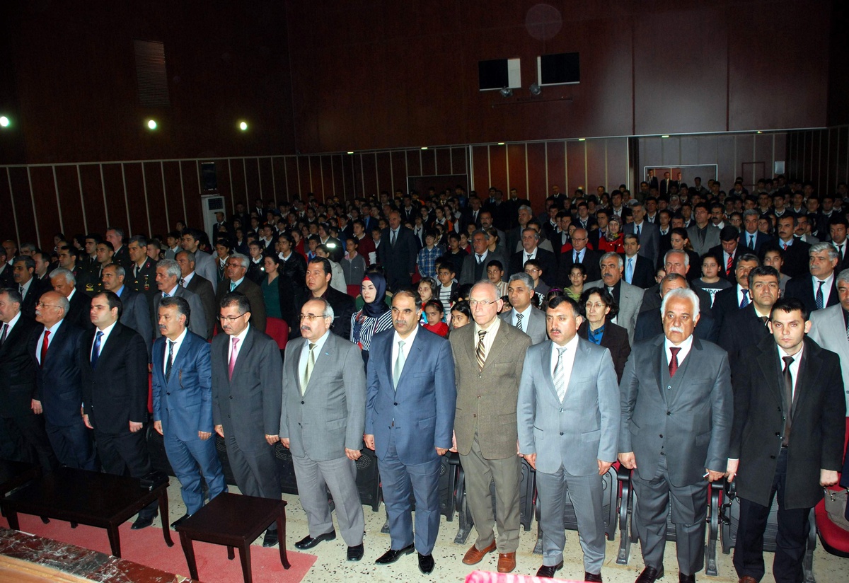 Adıyaman\'da İstiklal Marşı\'nın Kabulünün 92. Yılı Etkinliği