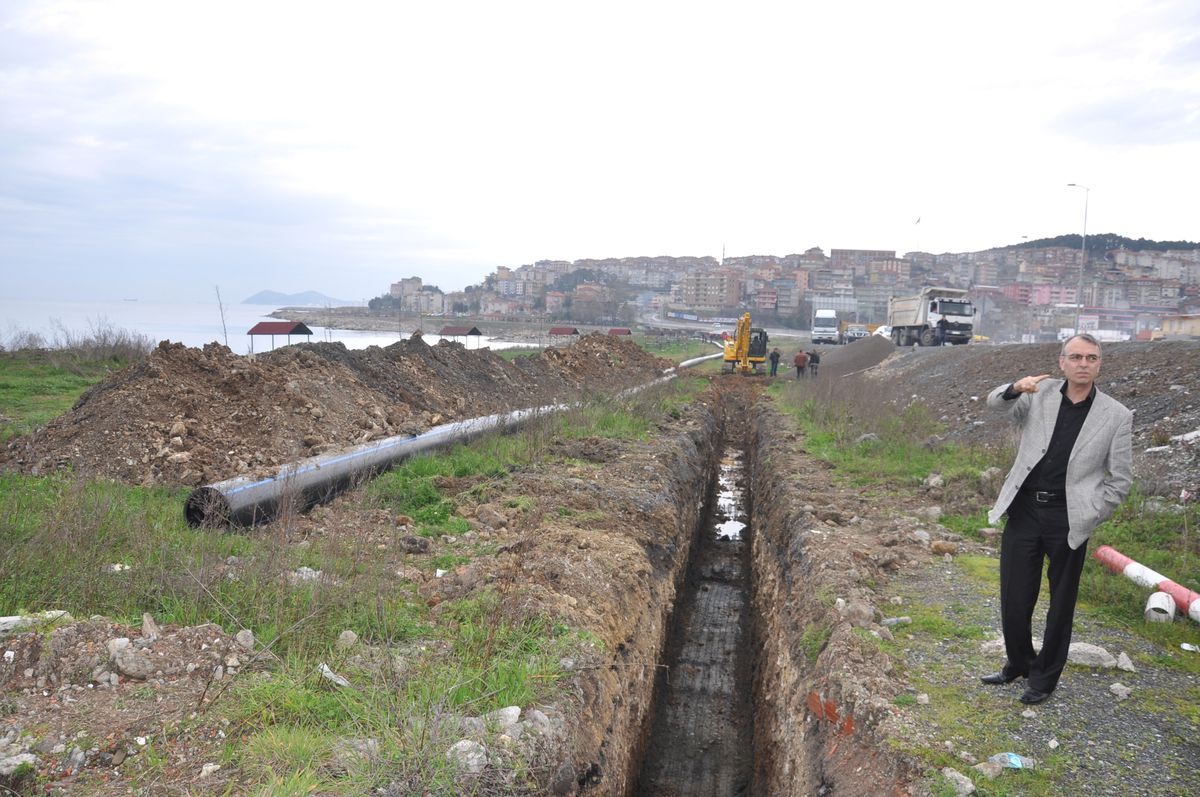 Alaplı\'da Derin Deniz Deşarj Sistemi İnşaatı Başladı