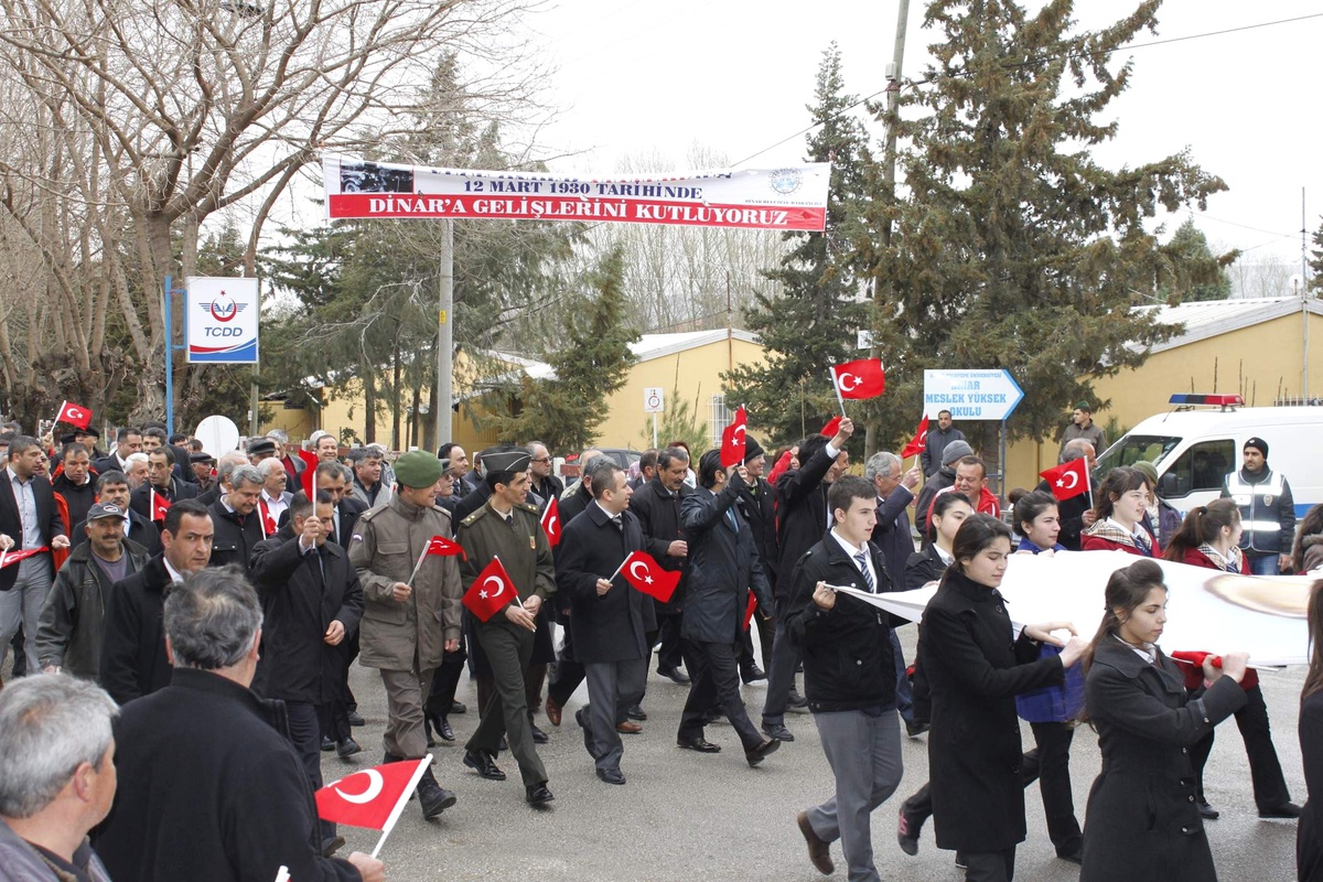 Atatürk\'ün Dinar\'a Gelişinin 83. Yıl Dönümü Kutlandı