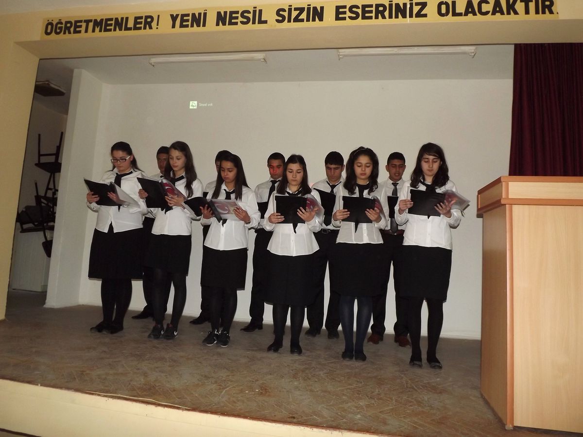 Daday\'da Öğrenciler, Mehmet Akif Ersoy\'u Andı