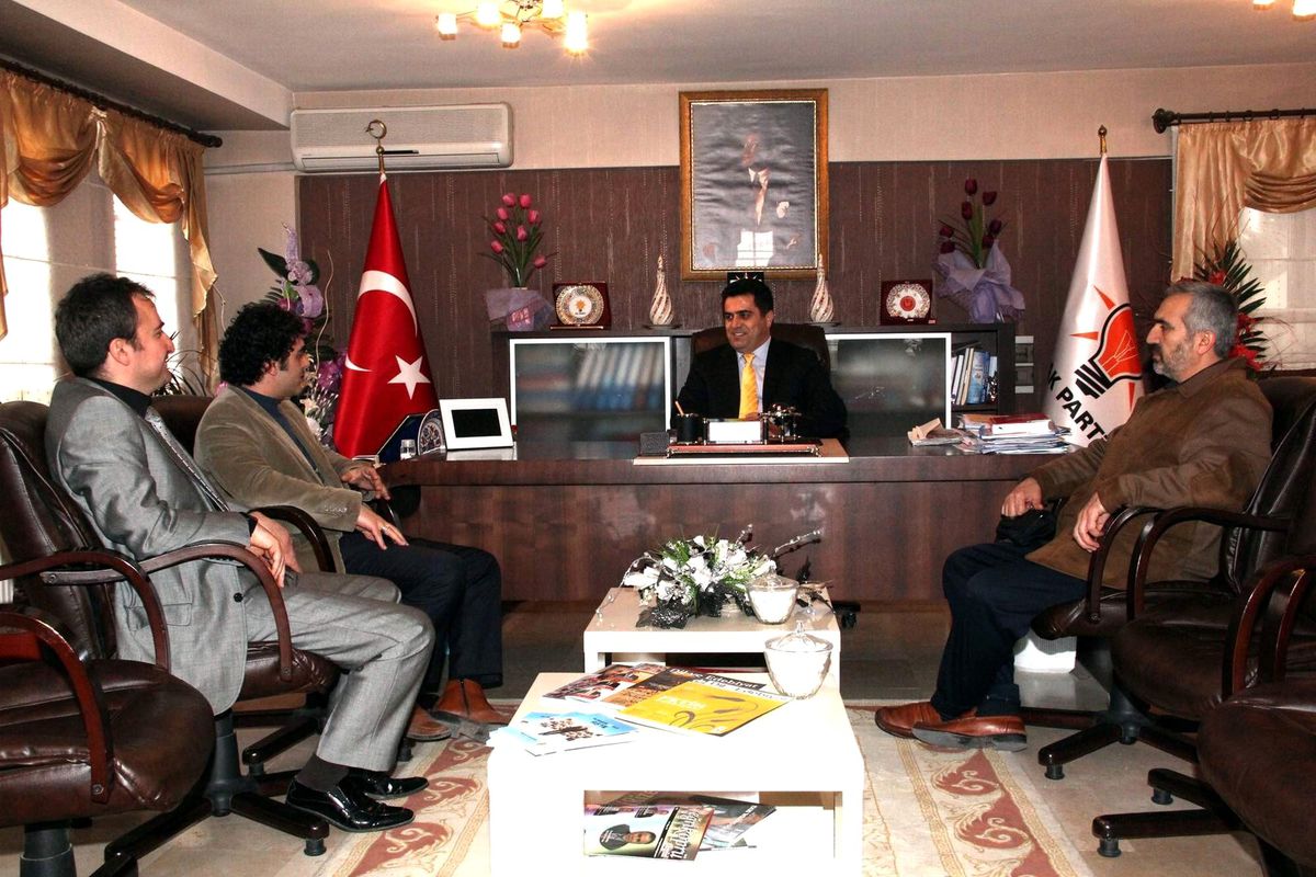 Gazeteciler, İl Başkanı Kuru\'yu Ziyaret Etti