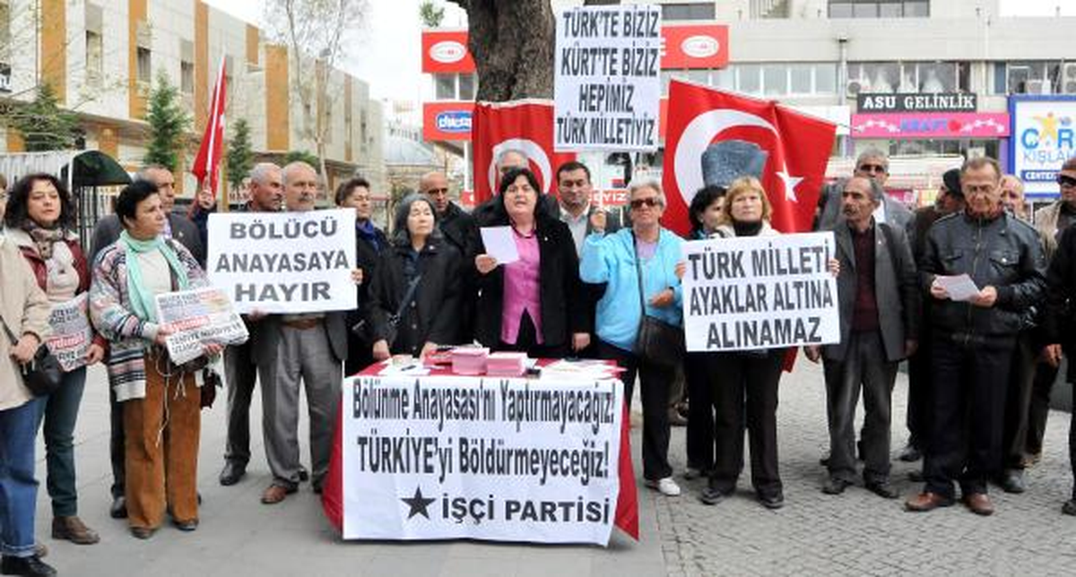 İşçi Partisi\'nden \'Bölücü Anayasaya Hayır\' Kampanyası