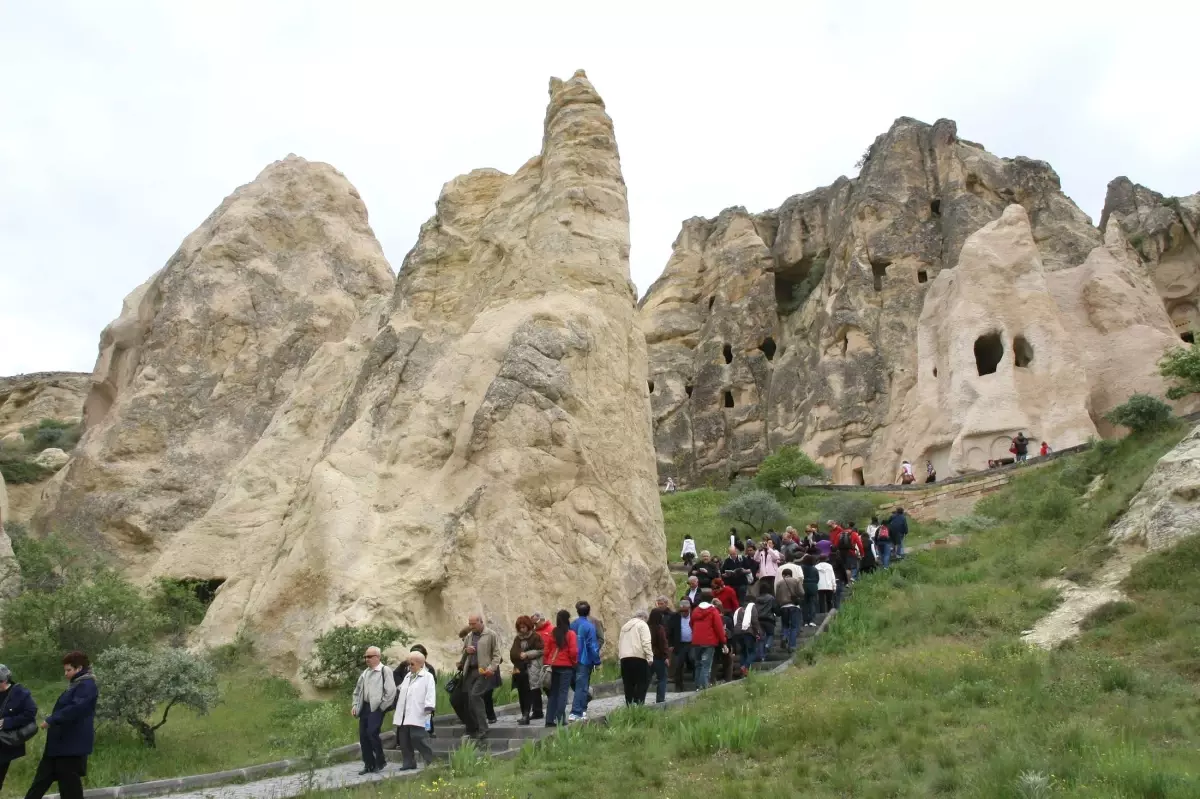 Kapadokya Bölgesini 171 Bin Turist Ziyaret Etti