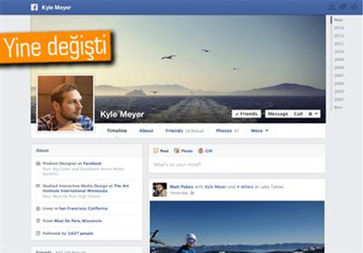 Facebook Yeni Zaman Tüneli Tasarımını Duyurdu