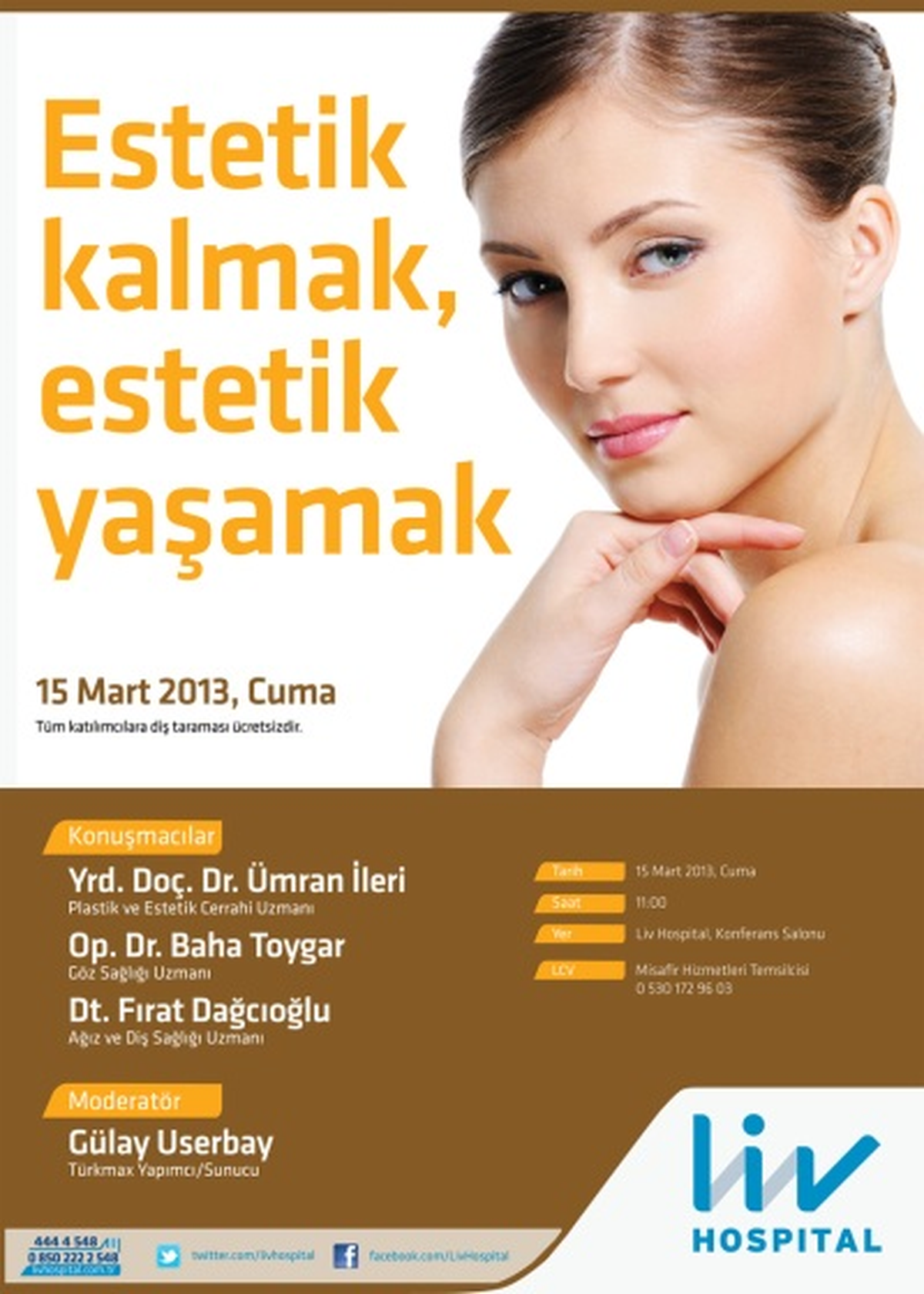 Liv Hospıtal Söyleşileri Estetik Konusu ile Devam Ediyor