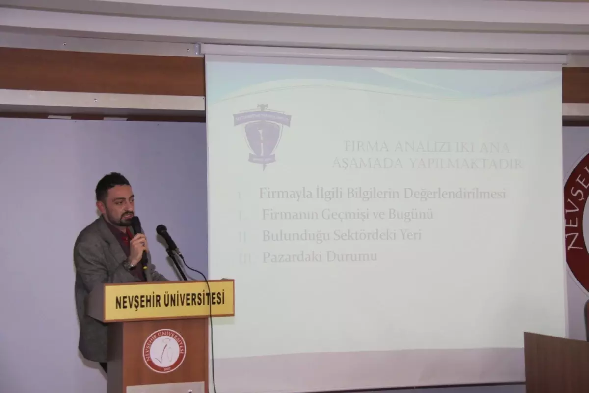 Neü'de Öğrencilere IMKB'de Alım Satım İşlemleri Konulu Sunum Yapıldı