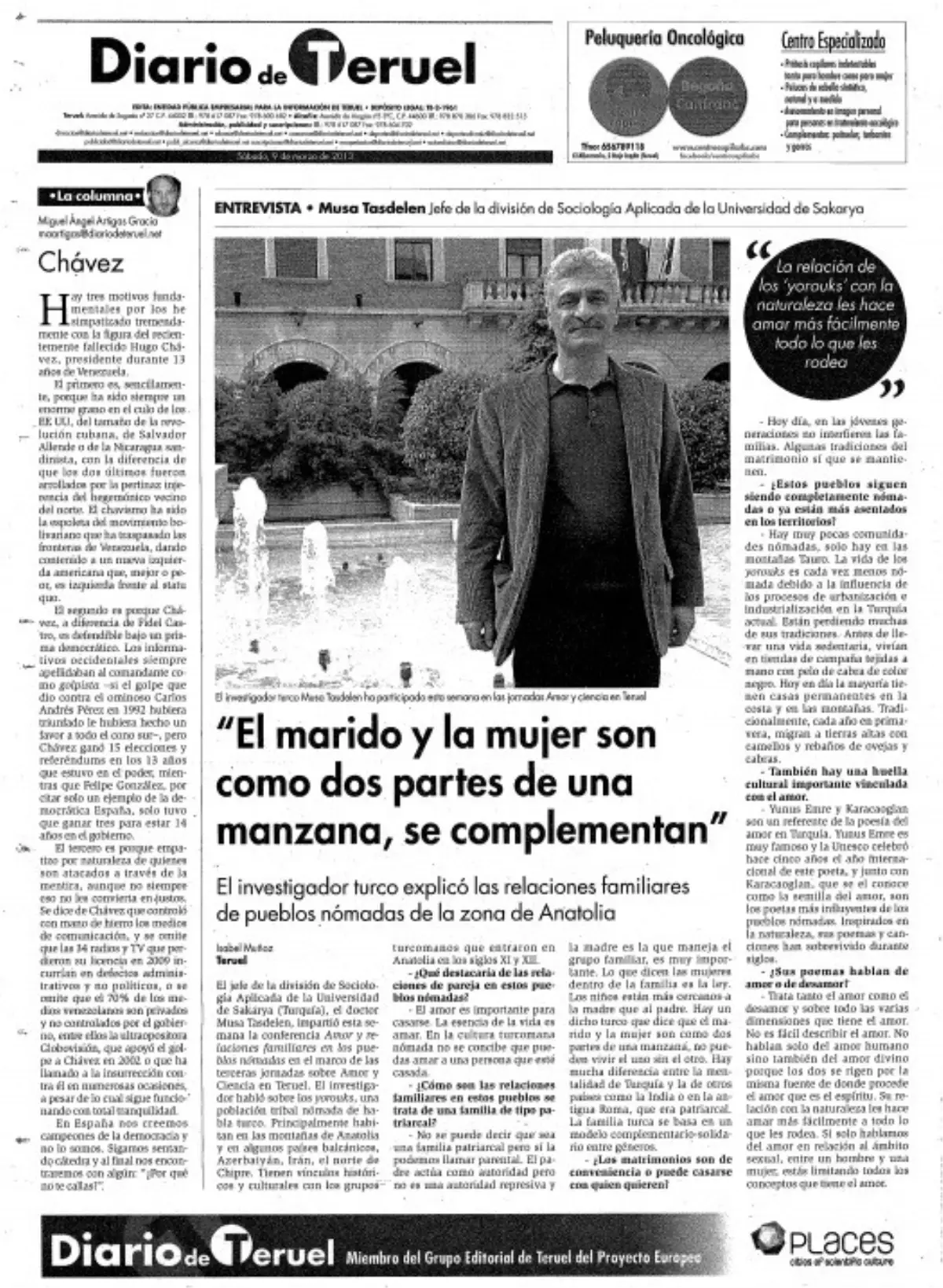 Prof. Taşdelen İspanya'daki Sempozyuma Katıldı
