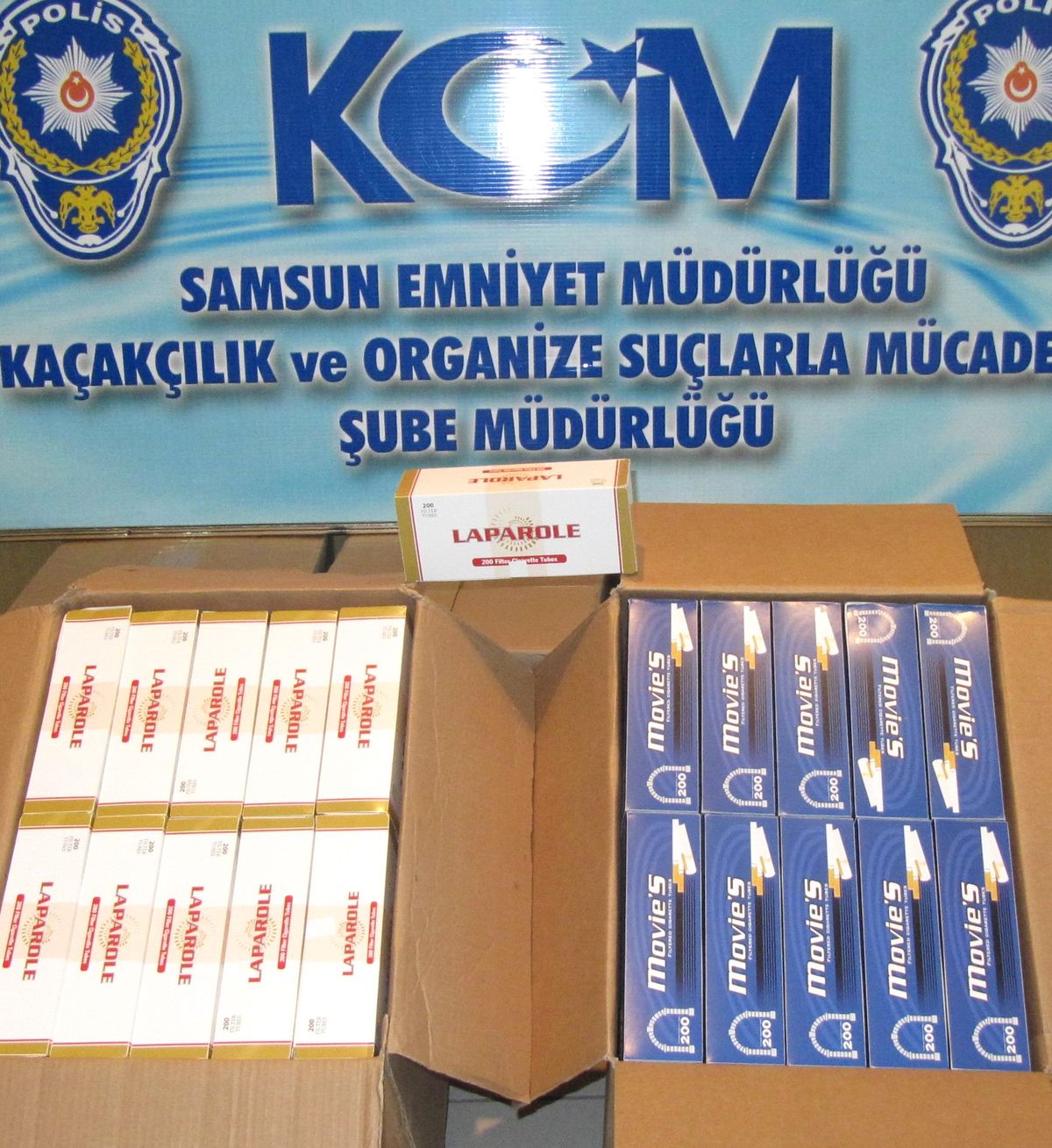 Samsun\'da 50 Bin Adet Makaron Ele Geçti