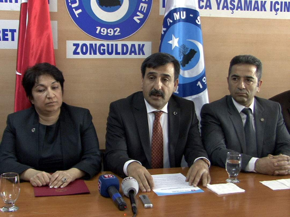 Türk Sağlık Sen Genel Başkanı Önder Kahveci Zonguldak\'ta
