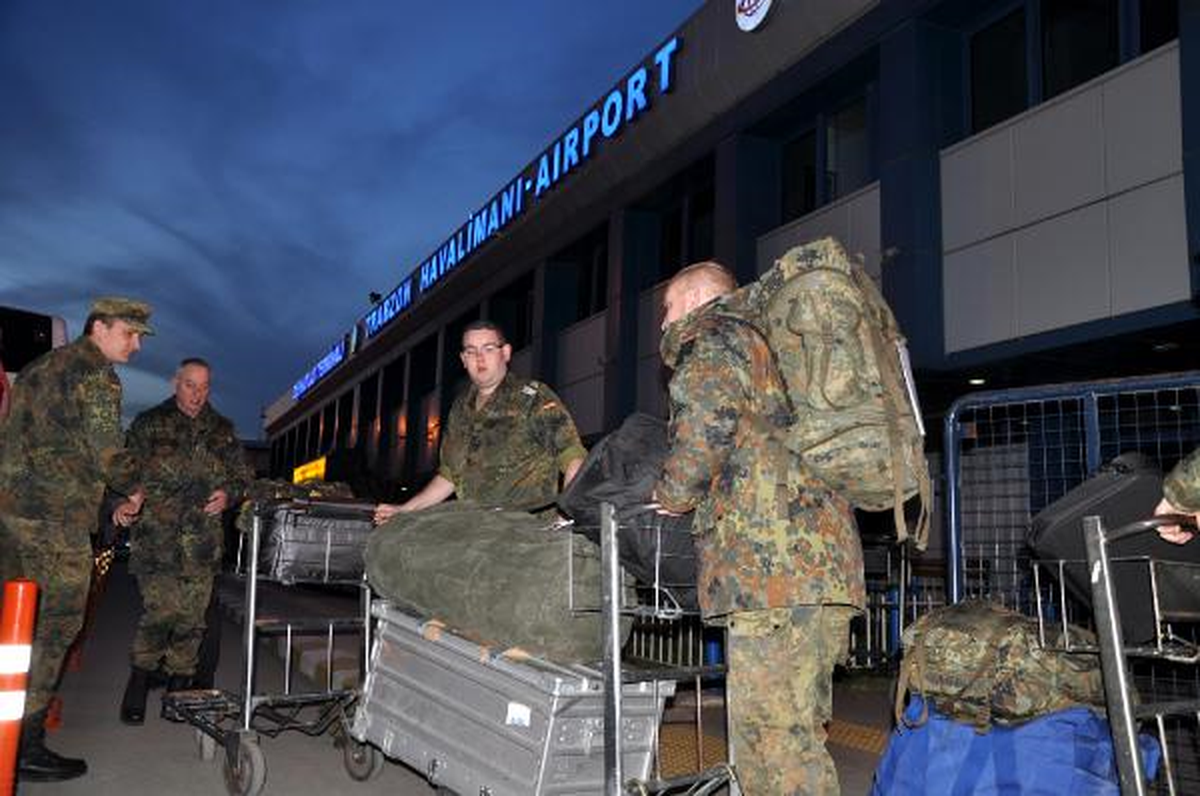 Afganistan\'dan Çekilmeyi Organize Edecek Alman Askerleri Trabzon\'da