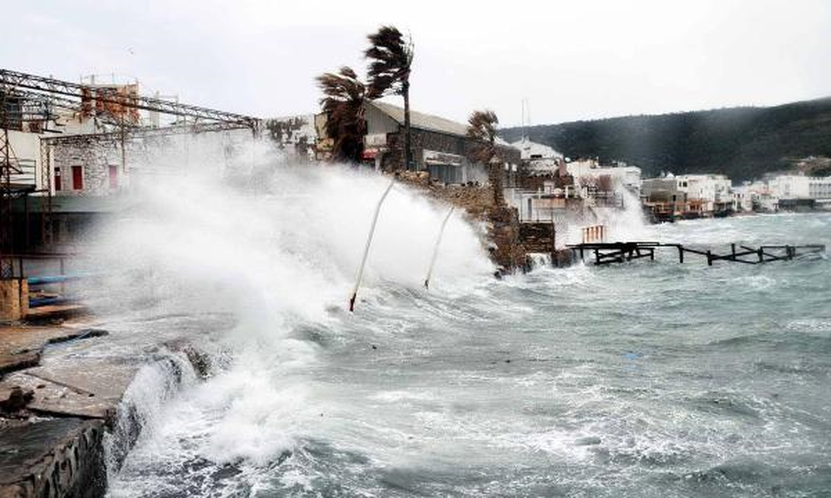 Bodrum\'u Lodos Vurdu