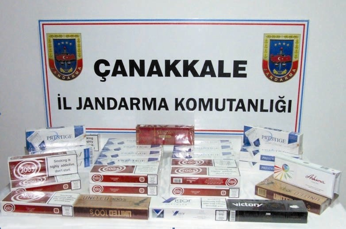 Çanakkale\'de Kaçak Sigara Operasyonu