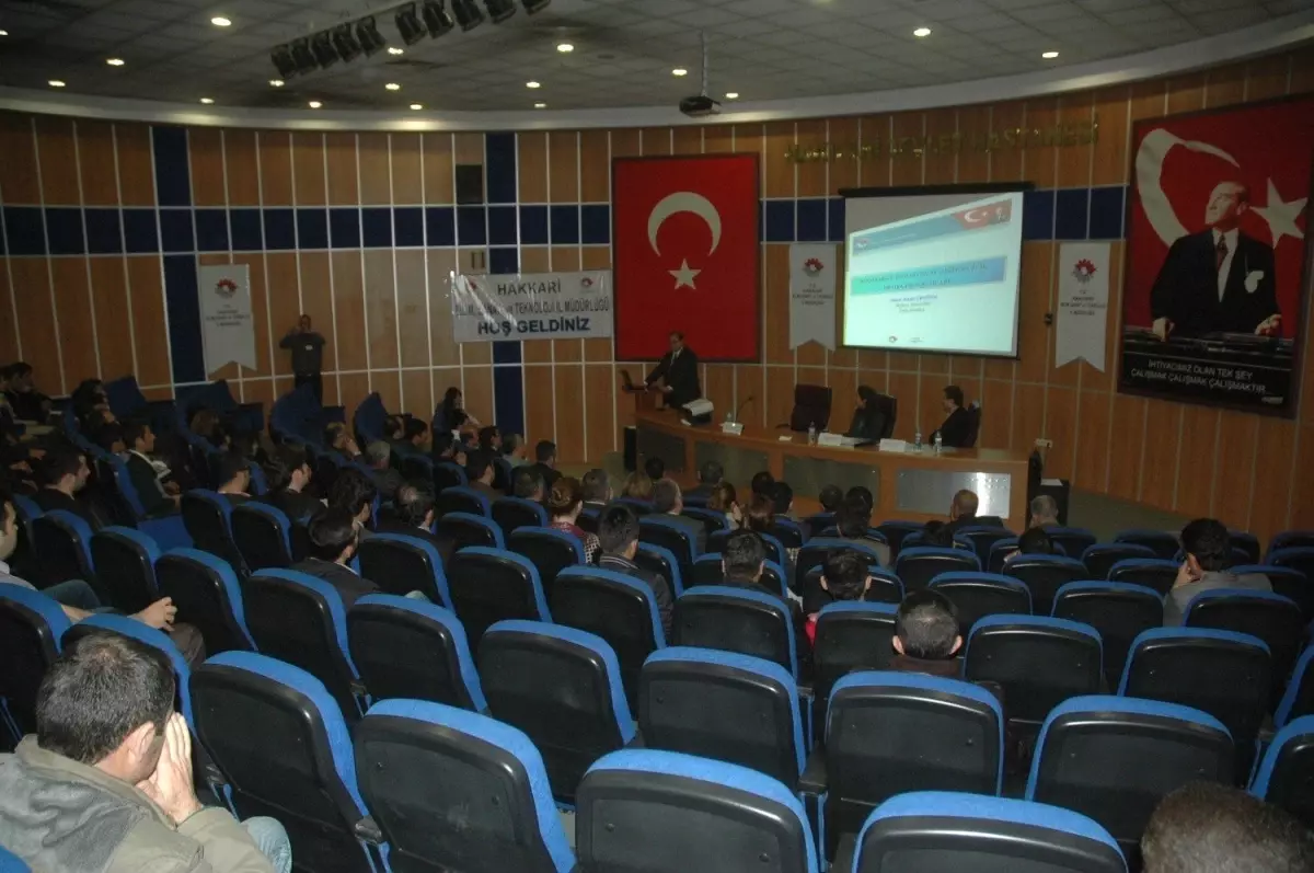 Hakkari\'de "Bilimsel Proje Nasıl Hazırlanır" Konferansı