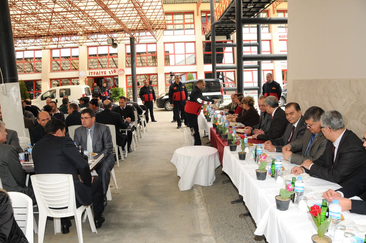İtfaiye Teşkilatı\'ndan Başkan Ergün\'e Zam Teşekkürü