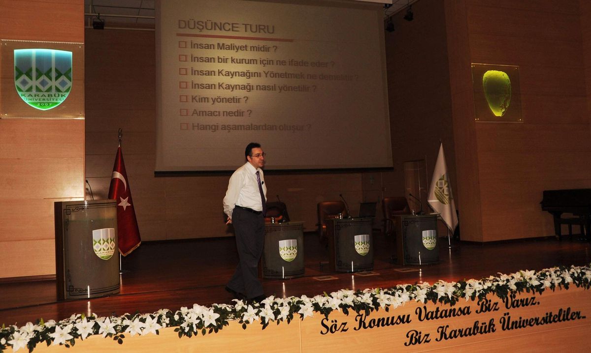 Karabük\'te "Stratejik İnsan Kaynakları Yönetimi" Konferansı