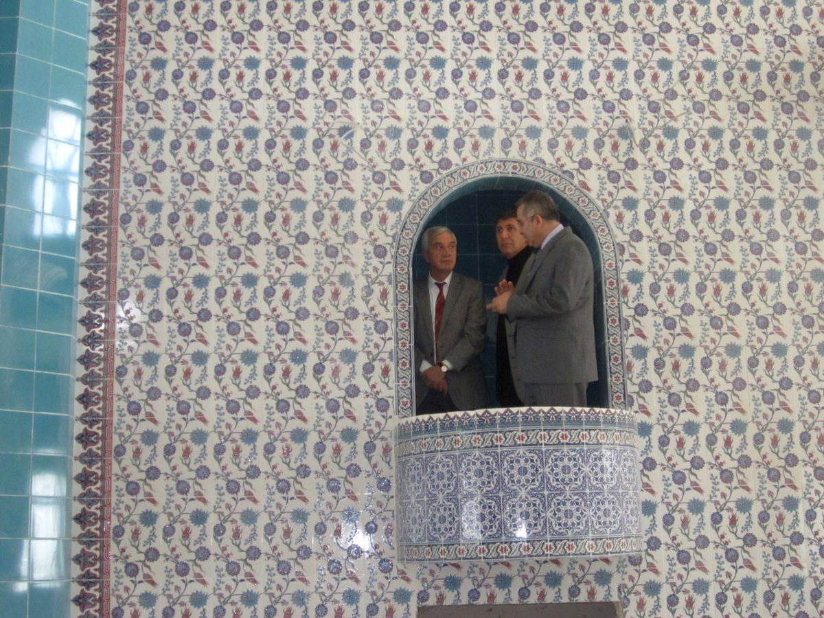Kaymakam Dölek, Cami İnşaatını İnceledi
