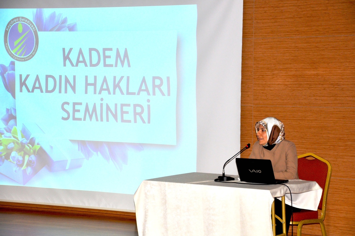 Keçiören Kadın Eğitim Destek Merkezi (Kadem)\'den Kadın Hakları Semineri
