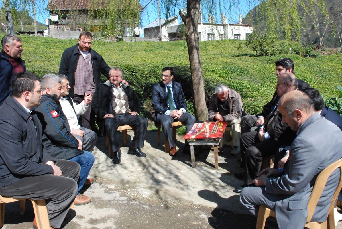 Of Kaymakamı Arslan Köyleri Dolaşıyor