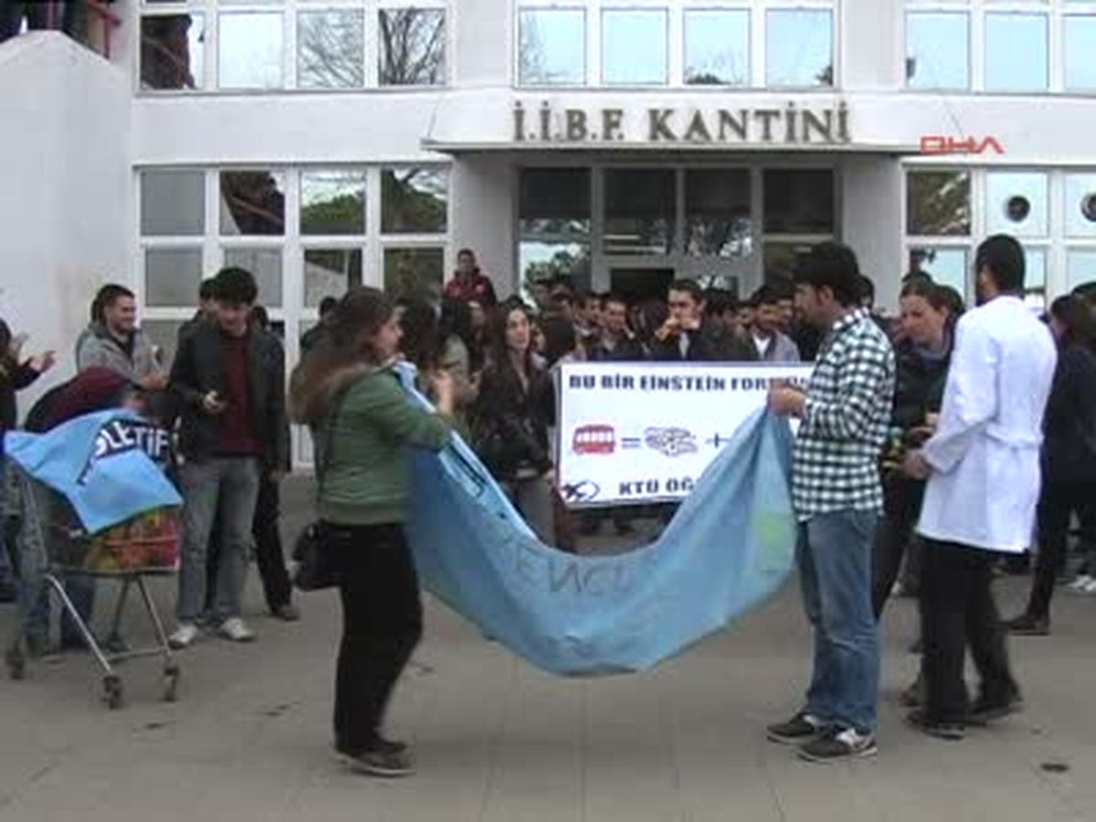 Ktü\'lü Öğrencilerden Dolmuş Zammına İlginç Tepki