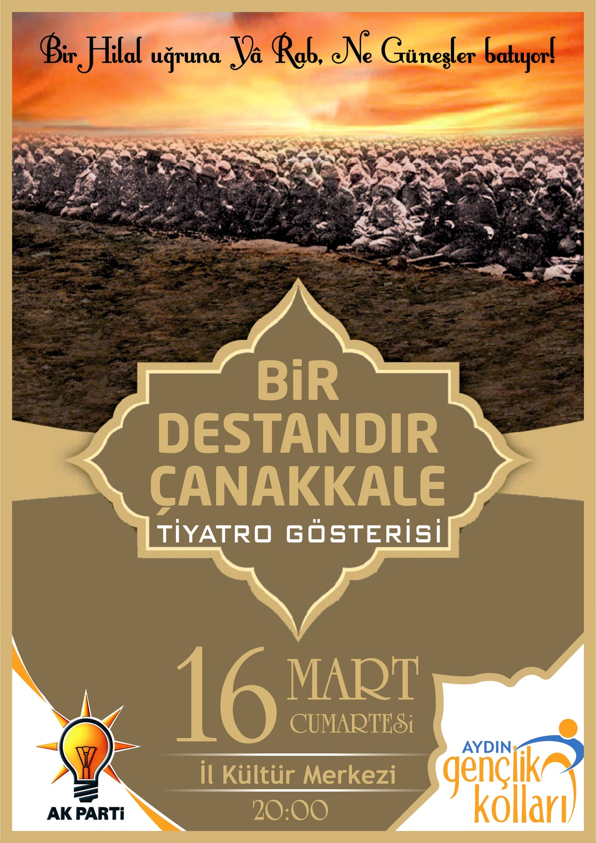 \'Bir Destandır Çanakkale\' Aydınlılarla Buluşuyor
