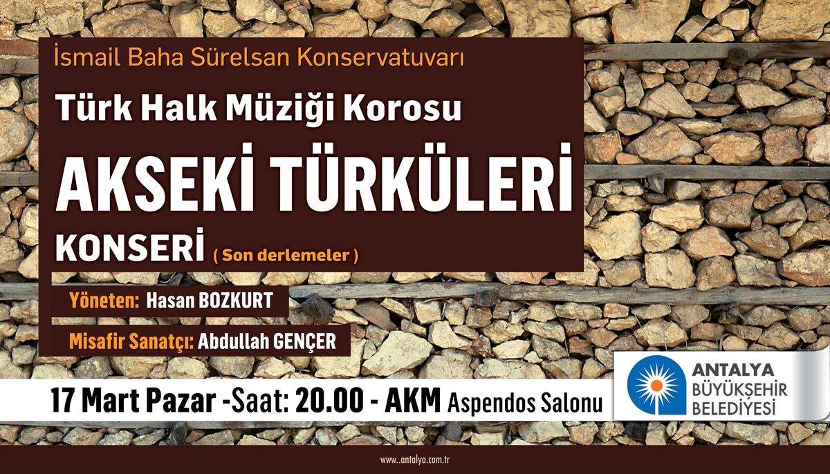 Büyükşehir\'den Akseki Türküleri