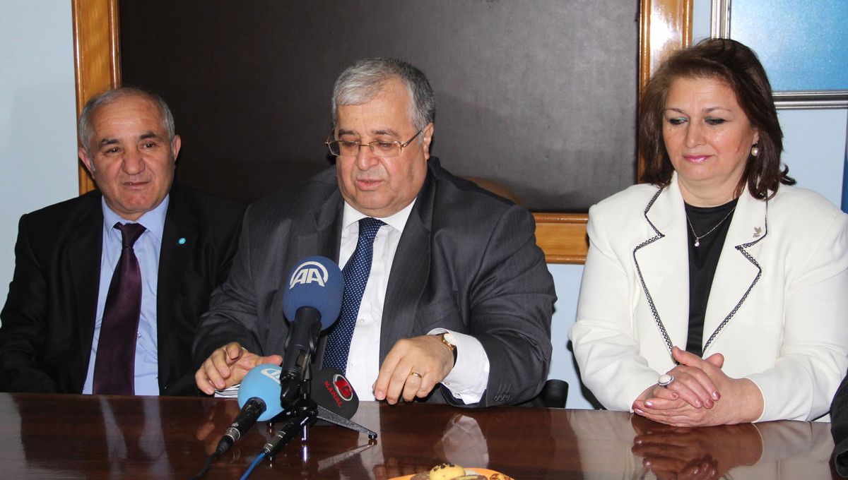 DSP Genel Başkanı Masum Türker Giresun\'da
