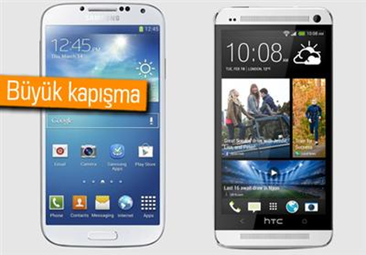 Galaxy S4 ve Htc One Karşılaştırması