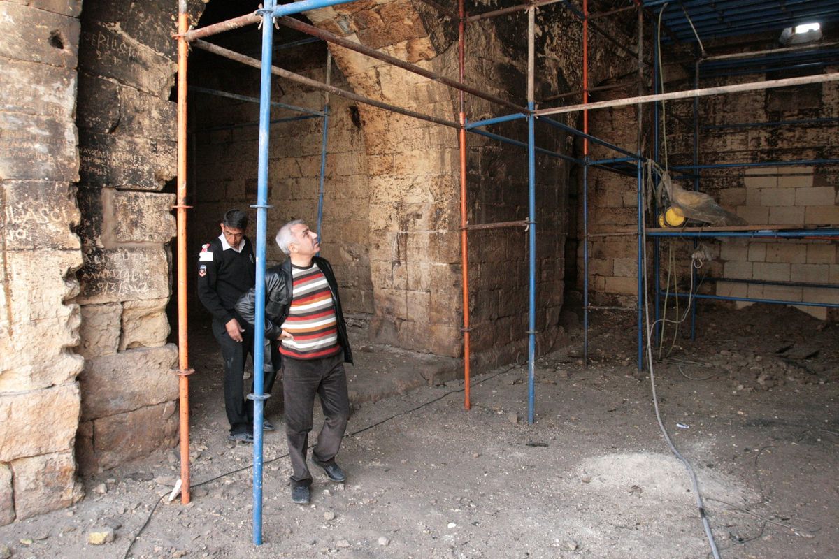 Harran Kalesinde Restorasyon Devam Ediyor