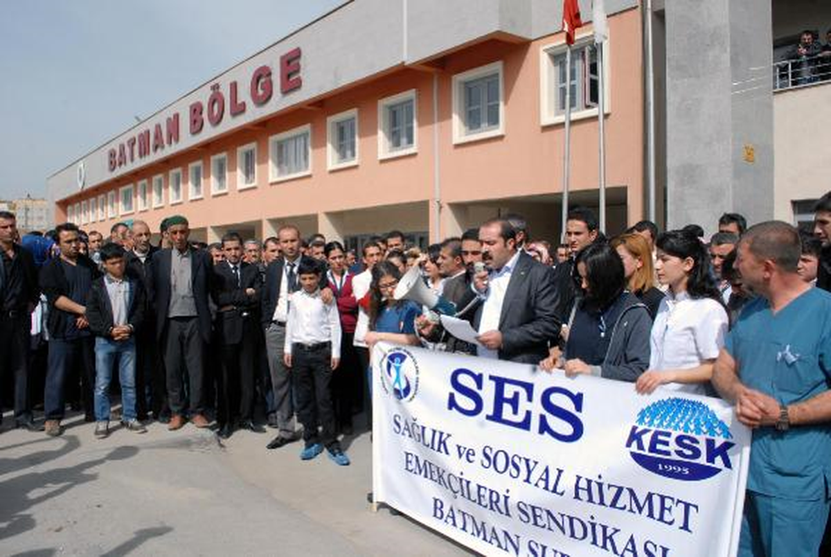 Hastane Personelinden Kayınpeder Kurşununa Protesto