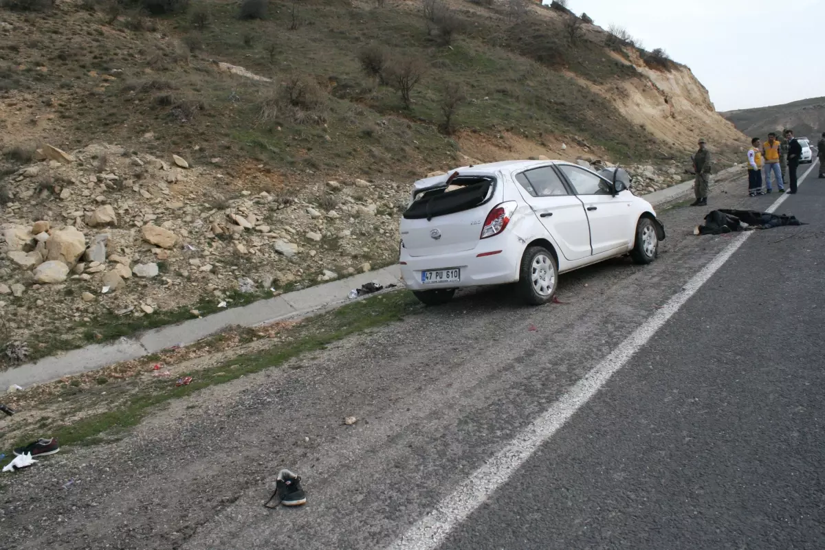 Virajı Alamayan Otomobil Takla Attı: 1 Ölü, 5 Yaralı