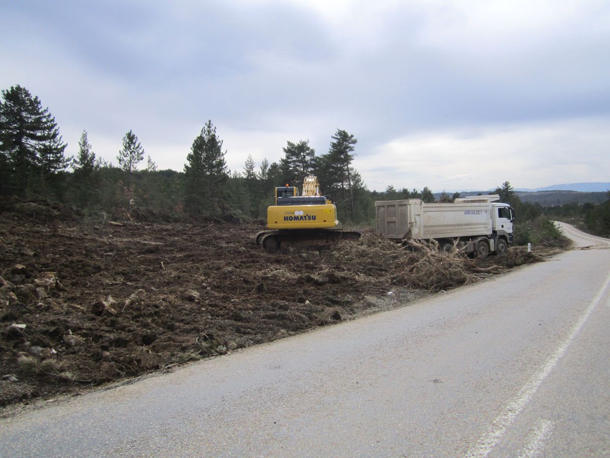 Yol Yapım Çalışması Yeniden Başladı