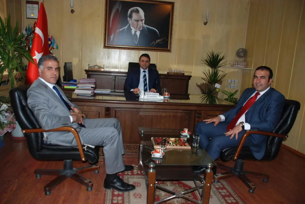 CHP Adıyaman İl Başkanından Kahta Kaymakamına Ziyaret